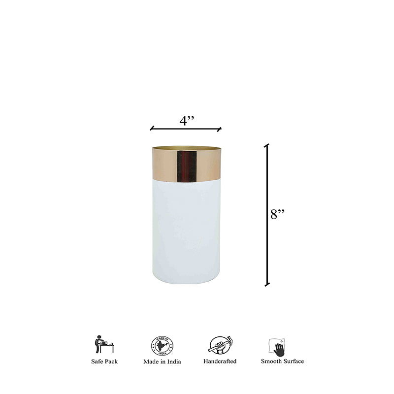 Miren Cylindrical Metal Vase media 3