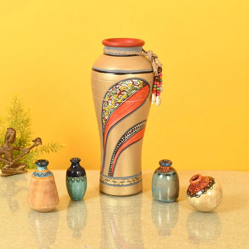 Kaishori Handcrafted Vase - Set of Five media 1