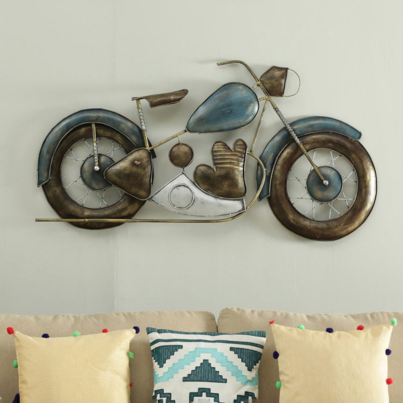 Antique Motorcycles Iron Wall Accent