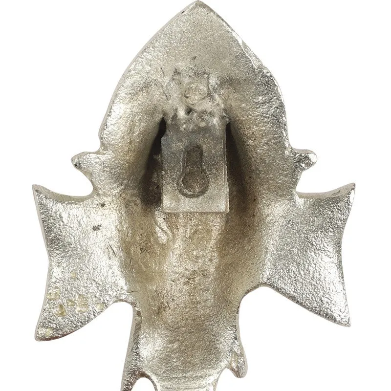 Ganesh Wall Hanging Diya - Silver media 7