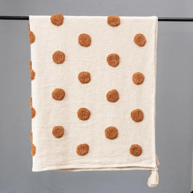 Ivalo Table Tufted Tassled Throw - Rectangle media 3