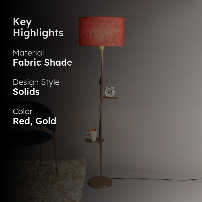 Mirami Kia Floor Lamp With Shelf media 2