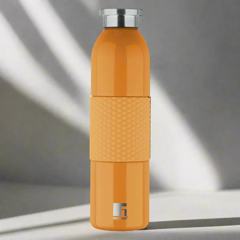 Bergner Walking Mid Grip Thermosteel Hot And Cold Flask (Orange) - 600 mL media 5