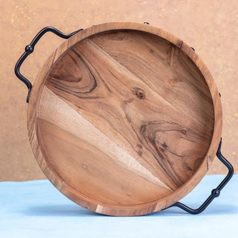 IronGrip Wood Serving Trays media 3