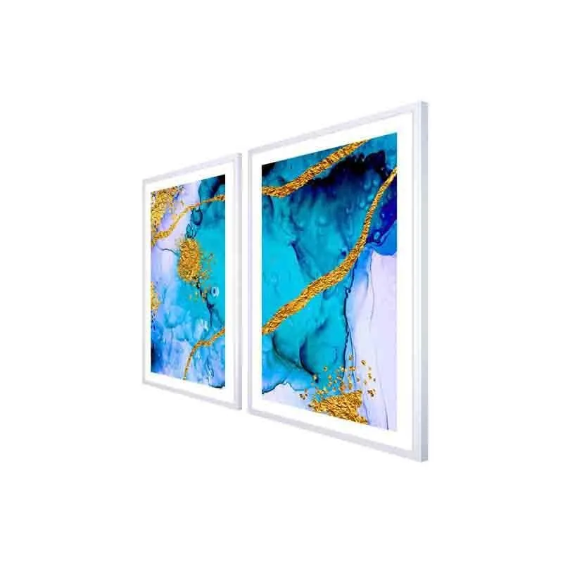 Sea Salt Poly Canvas Wall Art - Set Of Two media 5