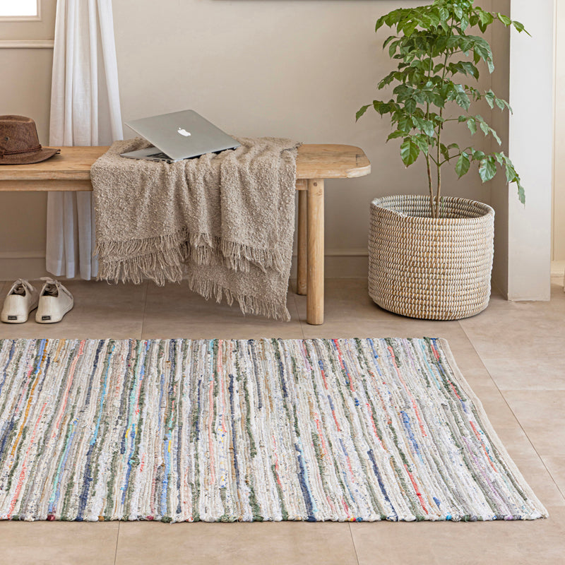 Natte I Handwoven Cotton Rug media 4