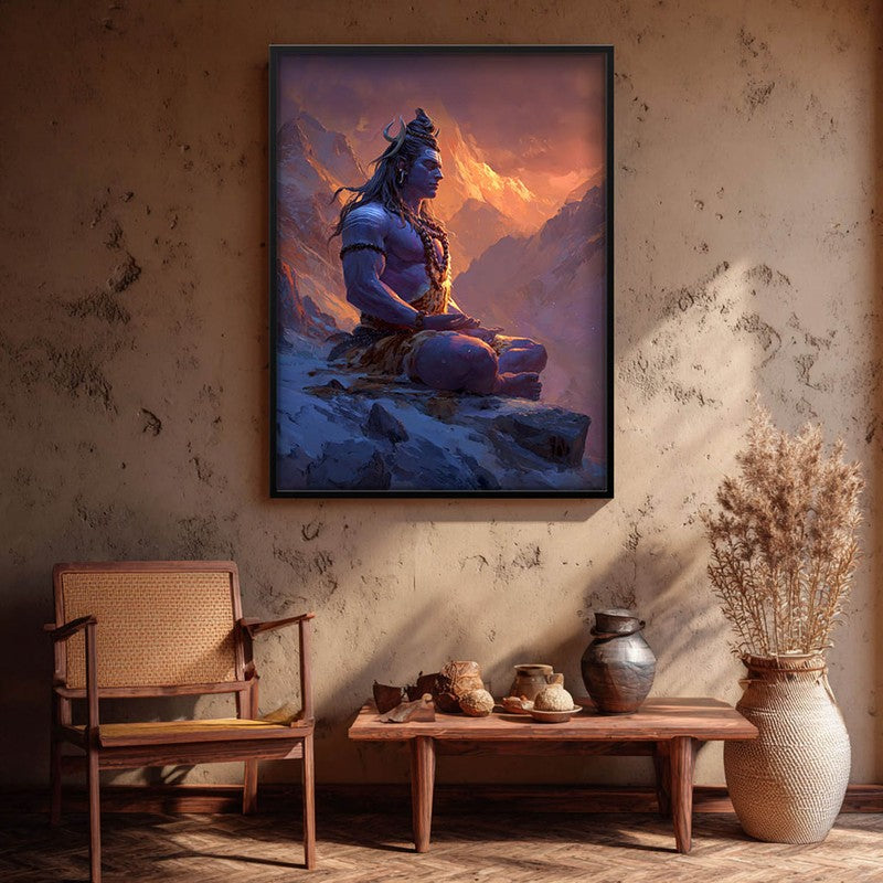 Mahadev in Deep Trance I Archival Paper Wall Art
