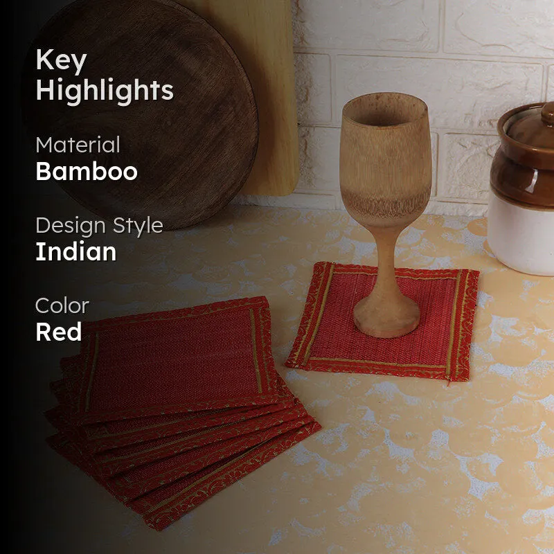Eco Sip Bamboo Coaster - Set Of Four media 2