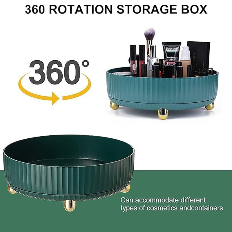 Bits & Bliss Revolving Desk Organizer - Dark Green media 3