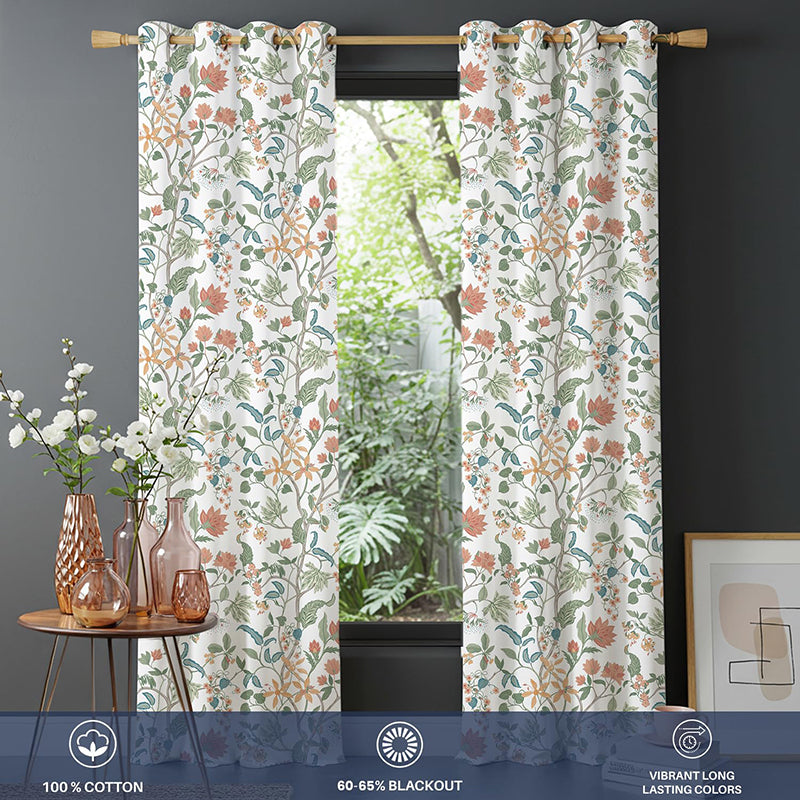 Urban Space Noor Semi Sheer Curtain - Set Of Two media 5