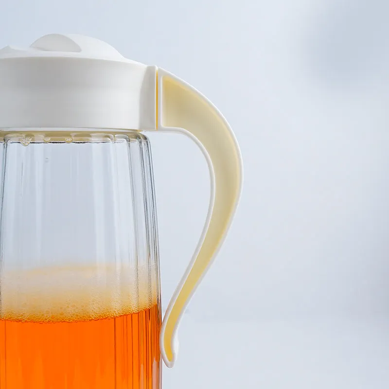 Domana Duna Transparent Jug With Lid (White) - 1600 ML media 4