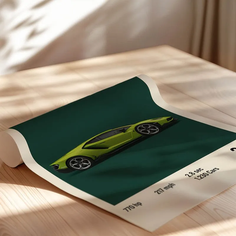 Centenario Speed Wall Poster media 5