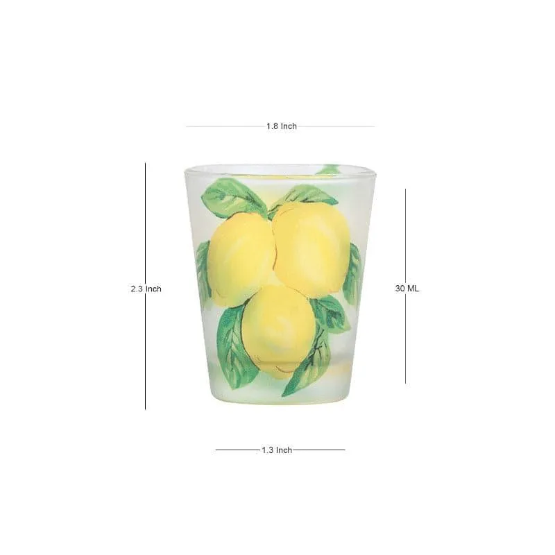Lemon Fun Shot Glass (30 ml) - Set Of Four media 3