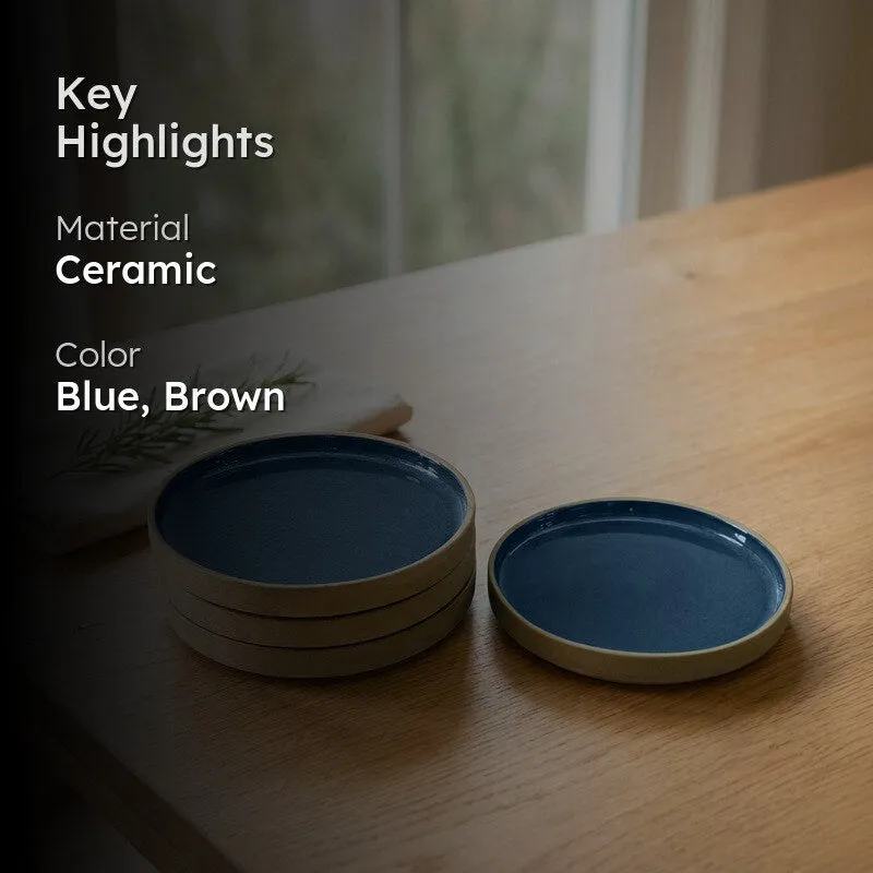 Azzure Ceramic Quarter Plate (6 Inch) - Set of Four media 2