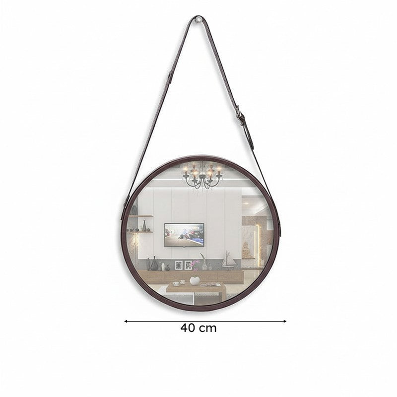 Maku Wall Mirror - Dark Brown media 6