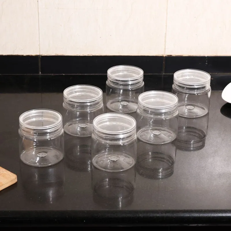 Lucent Transperant Clear PET Container - Set Of Six media 1