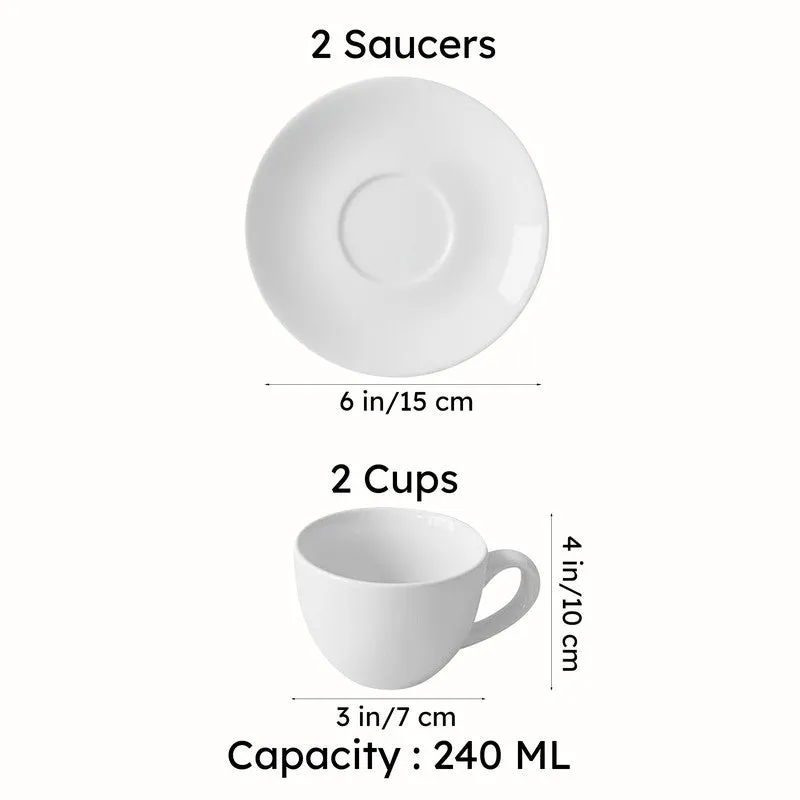 Halmi Handmade Cup & Saucer - 240 ML media 6
