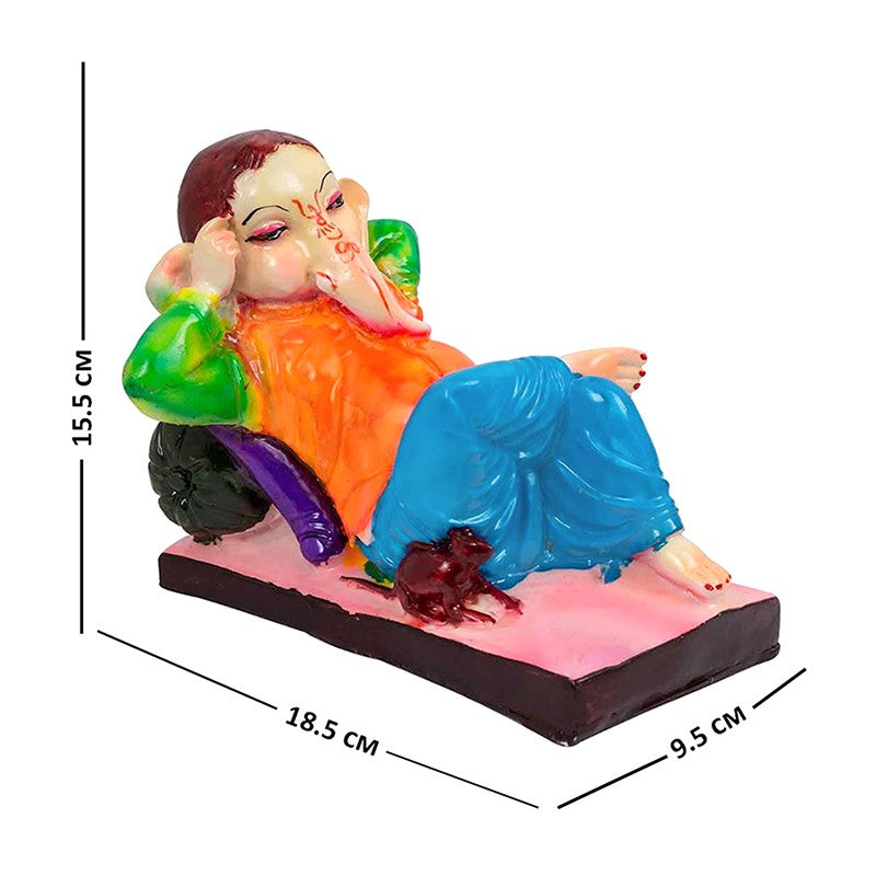 Ganesha Repose Handcrafted Showpiece media 8