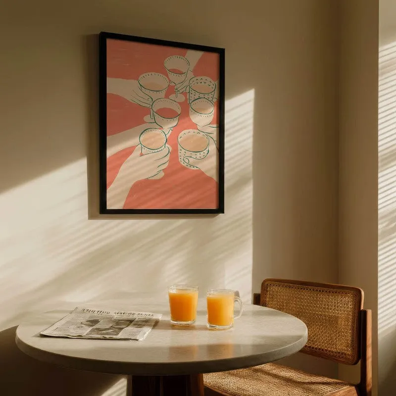 Marinara Muse Archival Canvas Wall Art - Black media 5