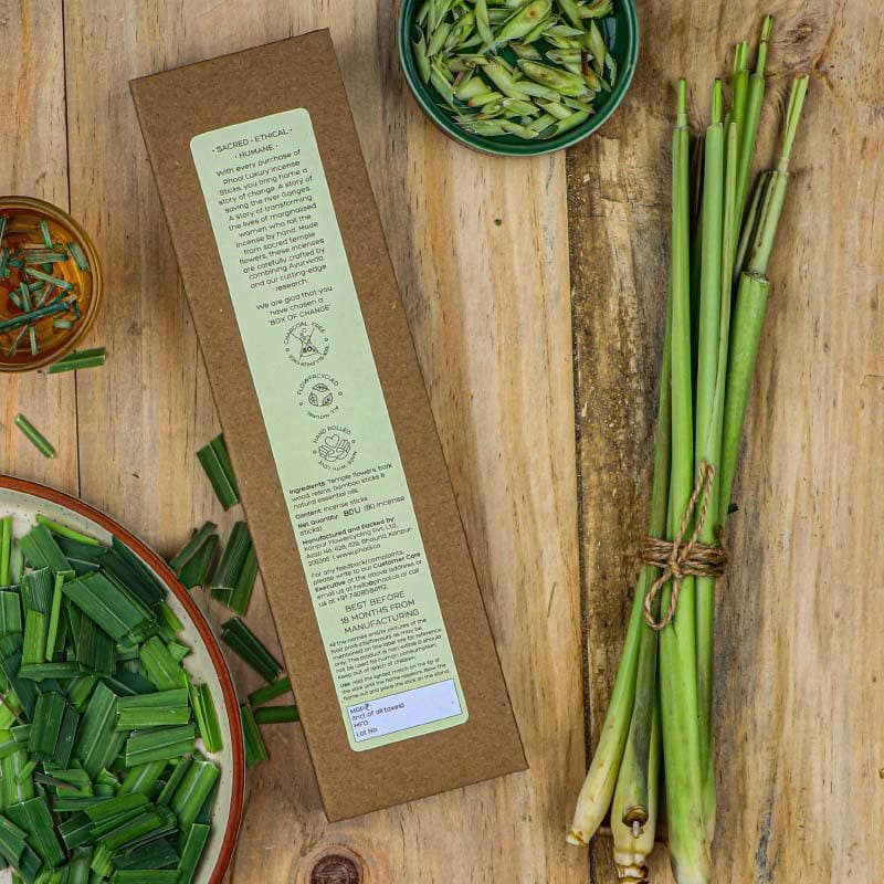 Phool Natural Incense Sticks Refill pack - lemongrass media 3