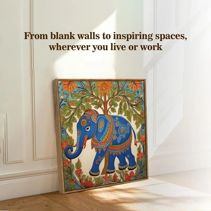 Jungle Muse Canvas Wall Art With Frame media 8