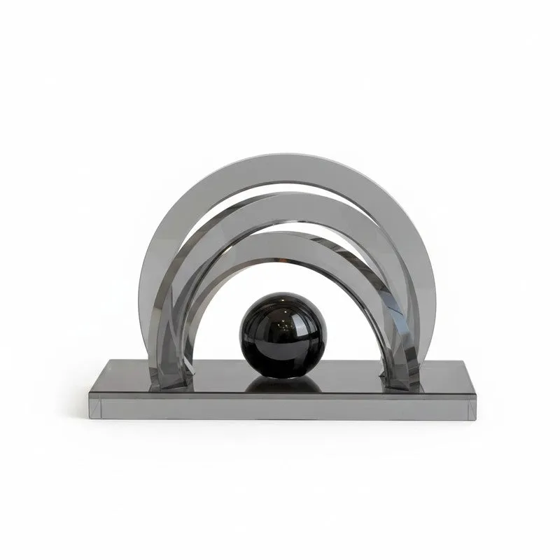 Lumora Stereo Crystal Showpiece media 3