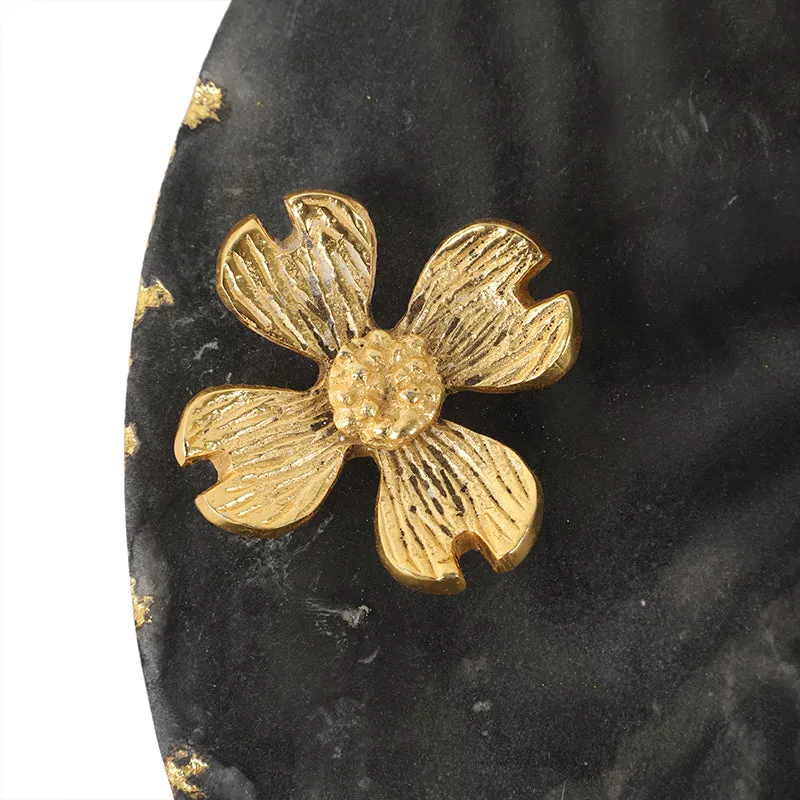Scotia Flora Marble Platter - Black media 5