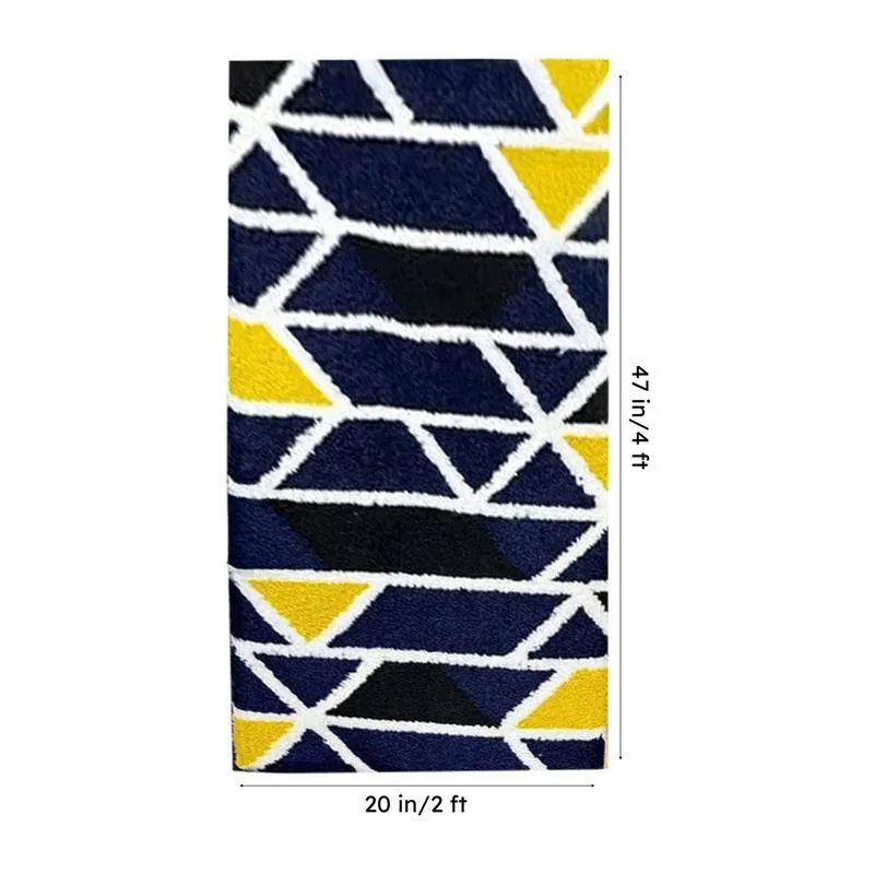 Luxe Comfy Micro Fiber Runner Rug - Blue media 8