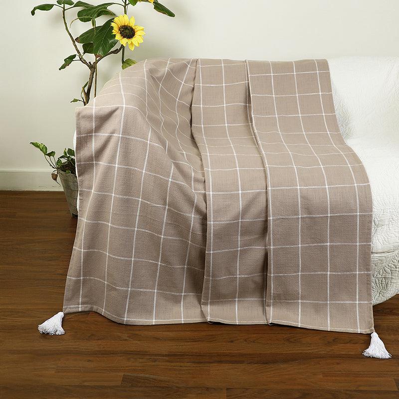 Patchwork Comfort Geometric Cotton Throw