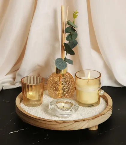 Glass · Wood