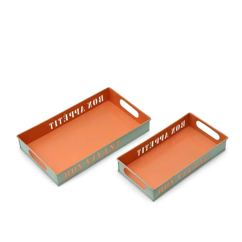 Fresh Feast Tray (Orange) - Set Of Two media 4