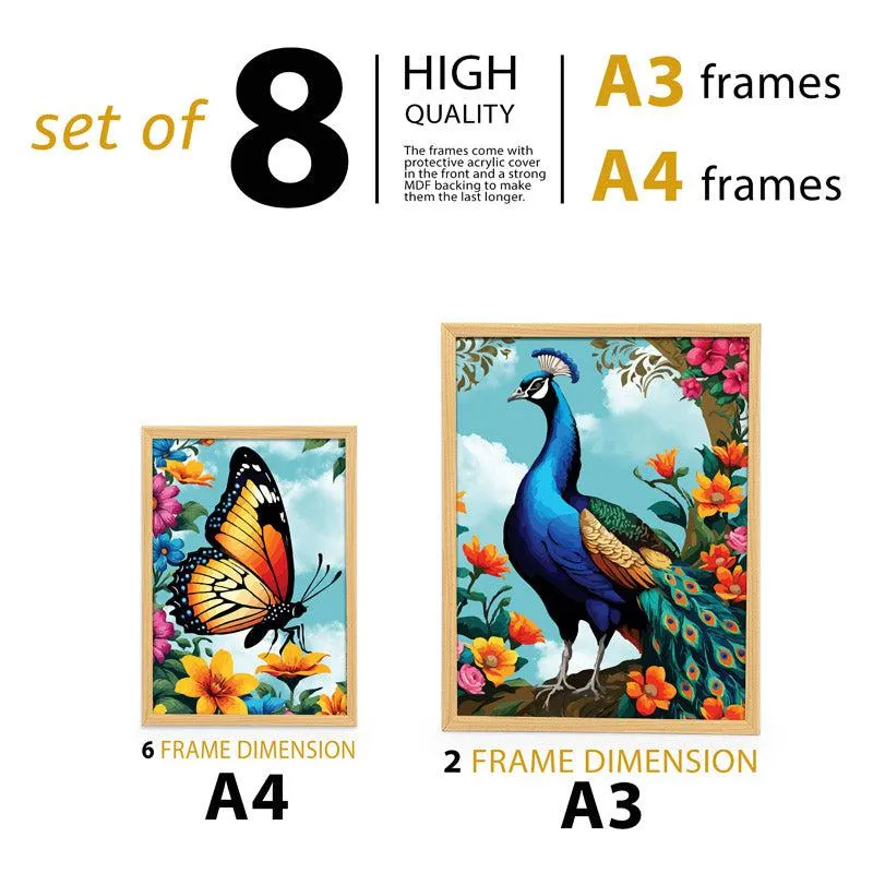 Outburst Of Nature Wall Art - Set Of Eight media 4