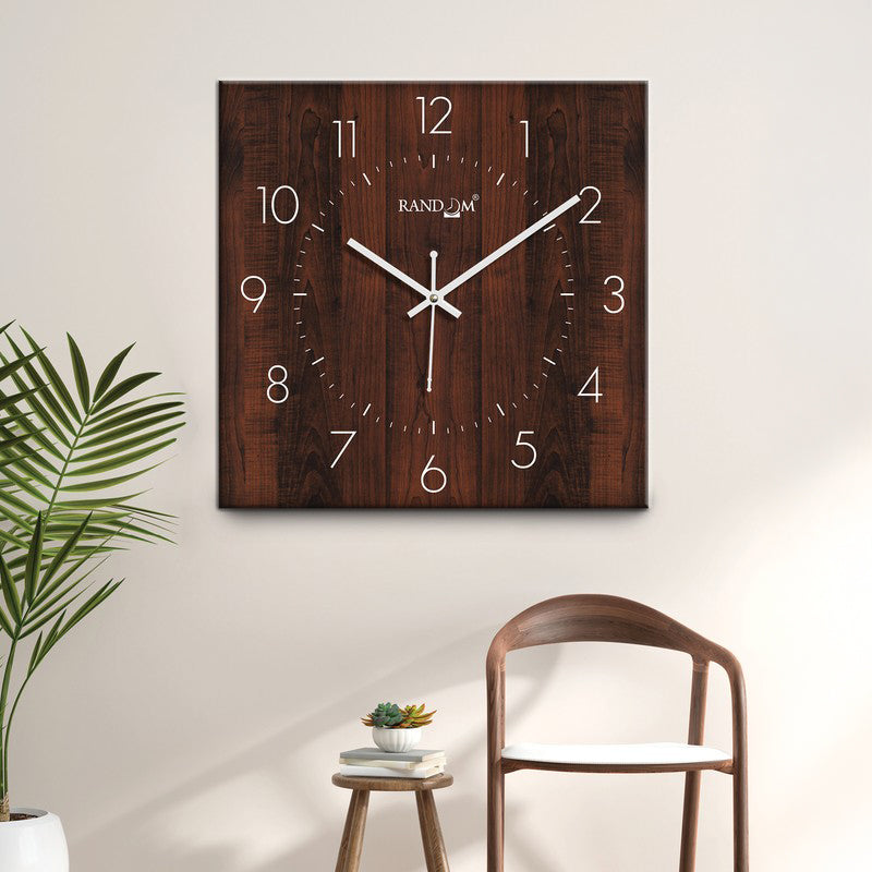 Arixen Analog Wall Clock - Brown