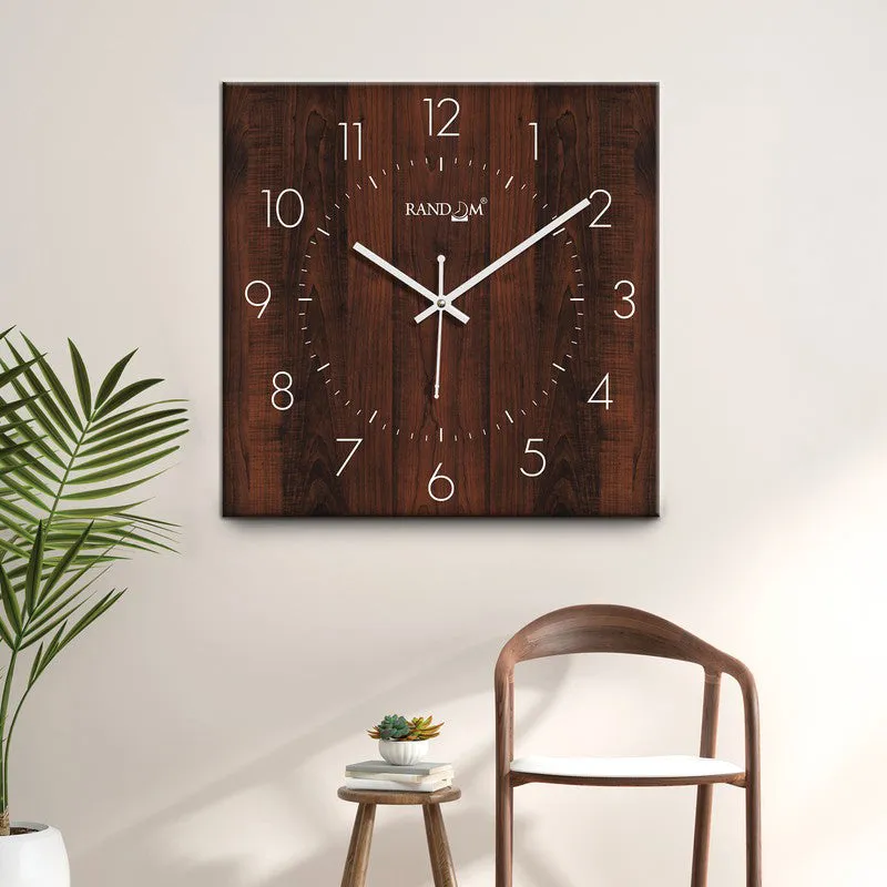 Arixen Analog Wall Clock - Brown media 1