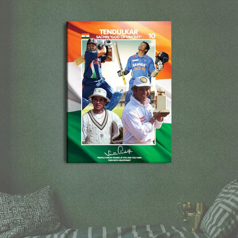 Tendulkar Canvas Wall Art media 6