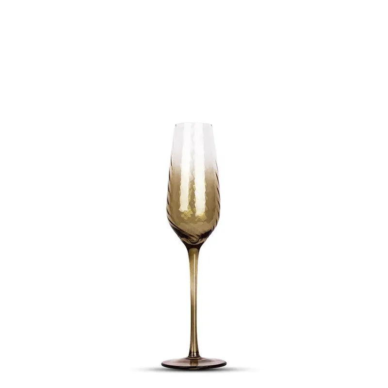 Golden Sip  Wine Glasses (350 mL Each) - Set of Four media 5