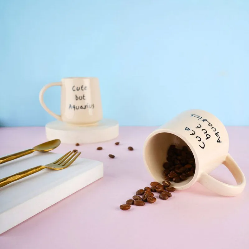 Cute But Aquarius Coffee Mug (250 mL) media 5
