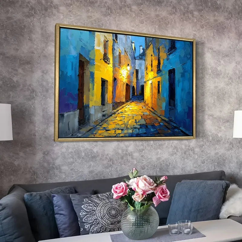 Cobblelight Canvas Wall Painting With Frame media 6