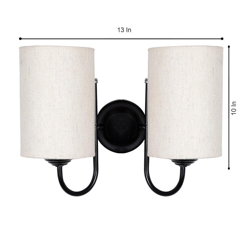 Carne Fabric & Metal Wall Lamp media 5