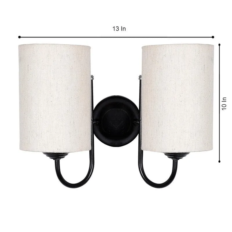 Carne Fabric & Metal Wall Lamp media 5