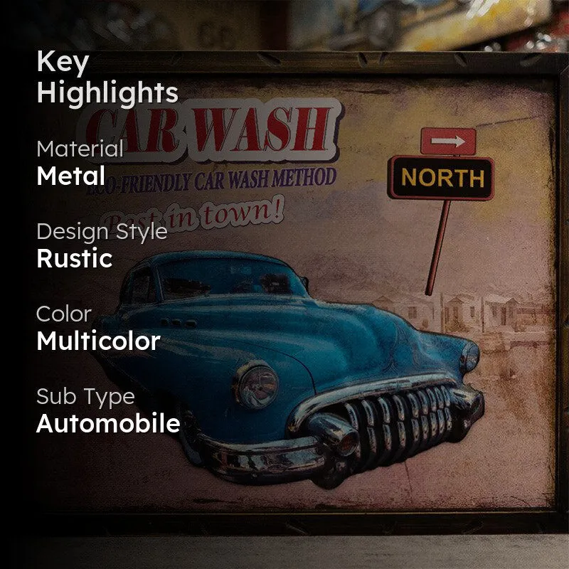 1949 Buick Retro Metal Wall Accent media 2