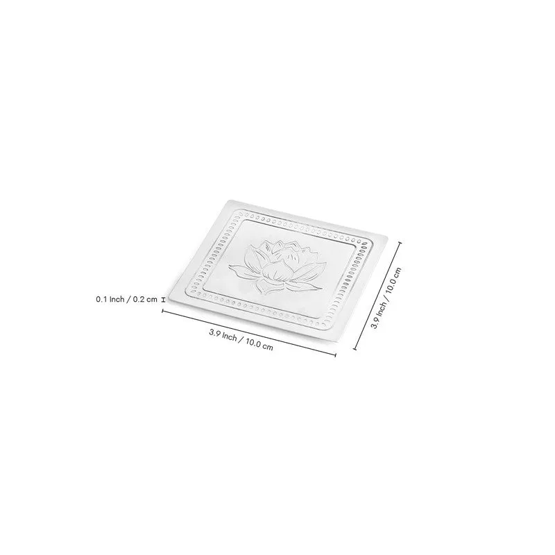 Silver Rose Coasters - Set Of Four media 7
