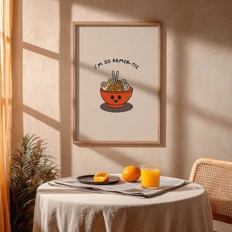 Calm Cuisine Archival Canvas Wall Art - Brown media 4