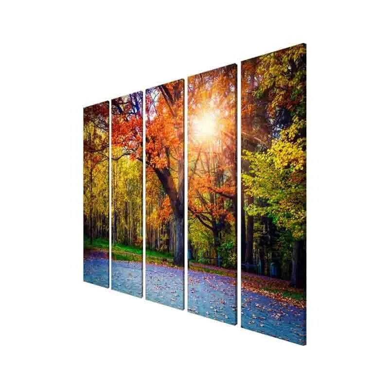 Autumn Splendor Canvas Wall Art - Five Piece Set media 5