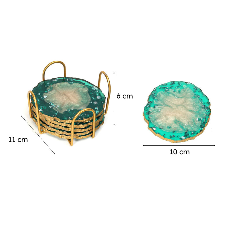 Tavina Resin Coaster - Seven Piece Set media 7