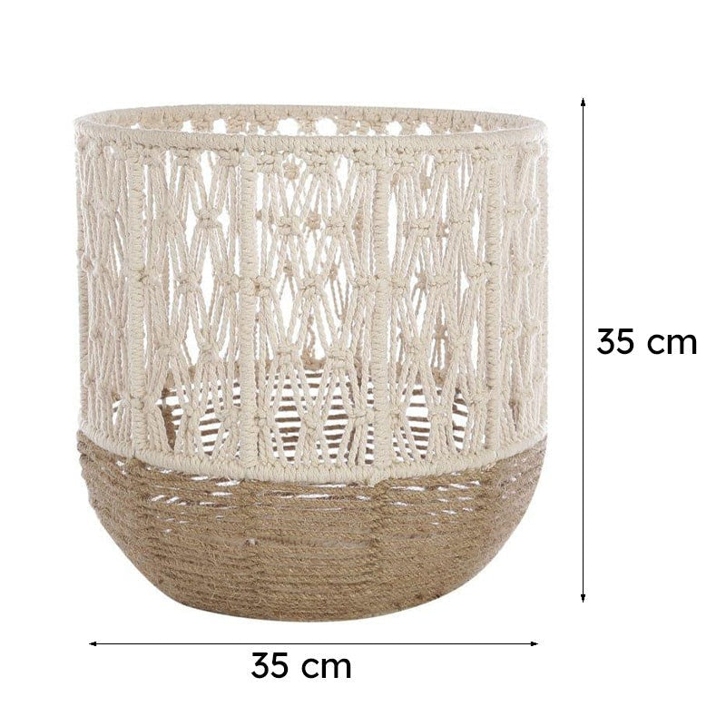 Beda Boho Macrame Basket media 5