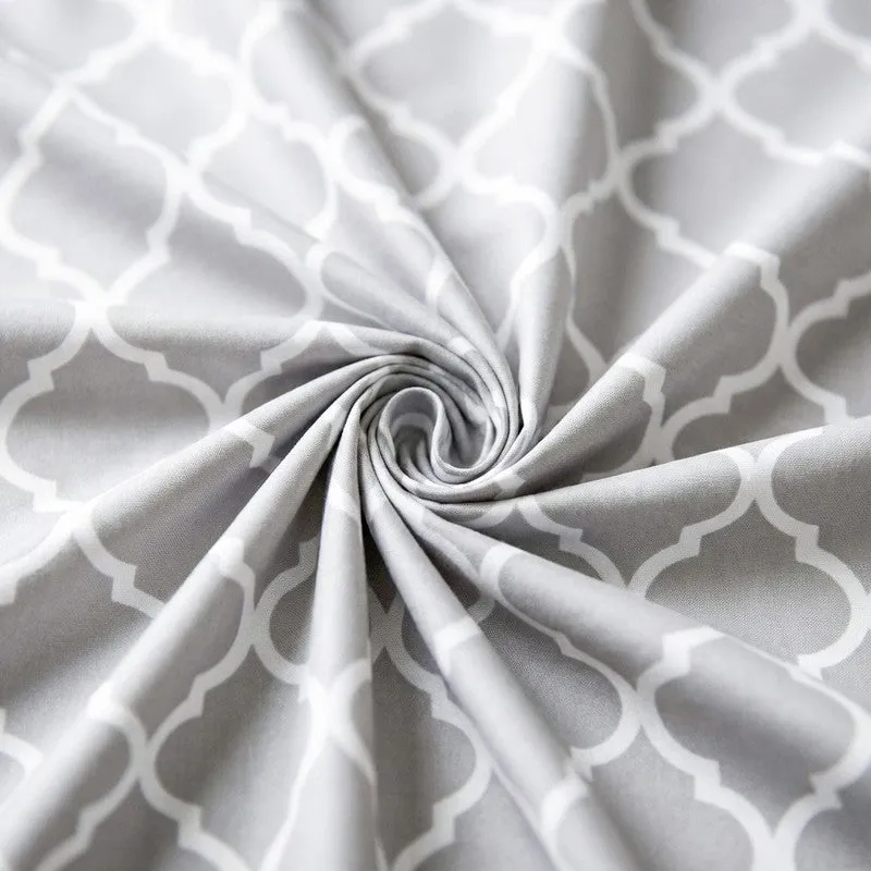 Ragnaa Ethnic Cotton Bedsheet (Grey) - 200 TC media 5