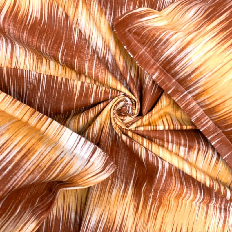 Esmeda Roga Cotton Bedsheet (Brown) - 104 TC media 4