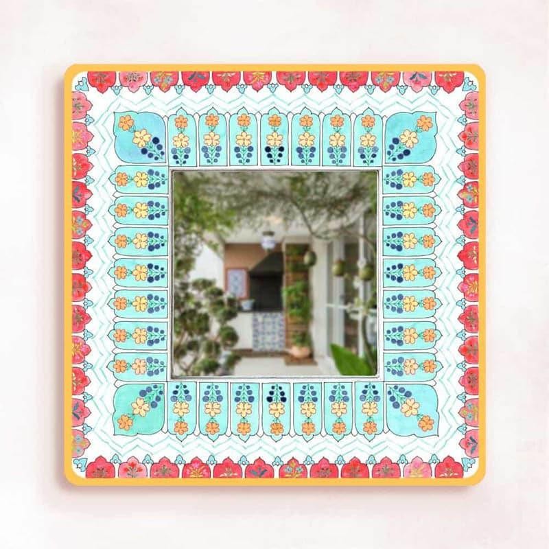 Nirga Designer Handpainted Mirror media 6