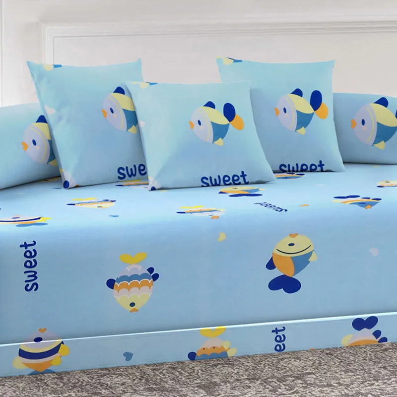 Fish Pals I Diwan Set - Six Piece Set media 3